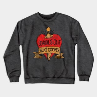 Alice Cooper School’s Out Music Crewneck Sweatshirt